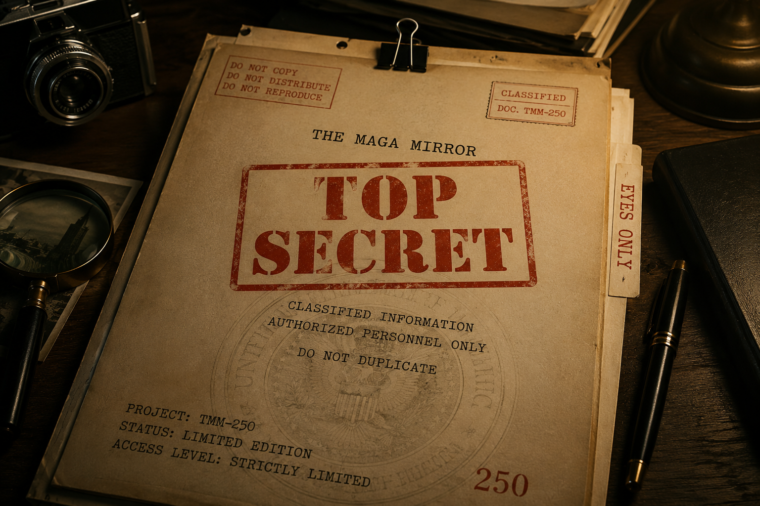 TOP SECRET - Project TMM-250, Limited Edition 250, The MAGA Mirror