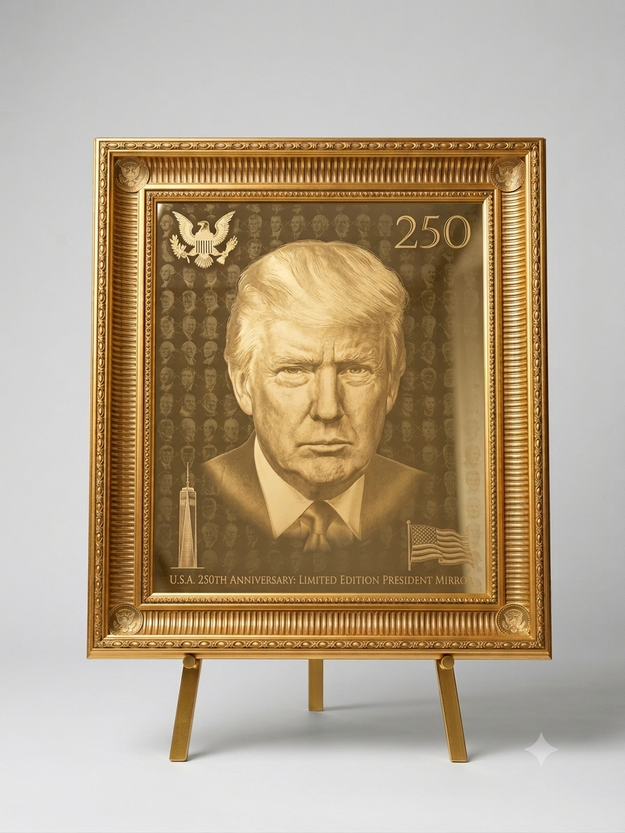 The Presidential Mirror™ — America's 250th Anniversary | Limited Edition Art Collectible
